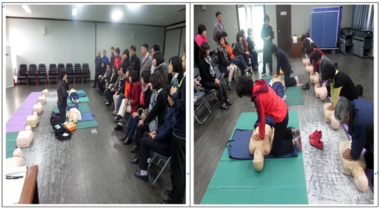 대전북부소방서(서장 박준서)는 5일(화) 한국도로공사 서대전TG 및 북대전TG직원들을 대상으로 심폐소생술 교육를 실시하였다.