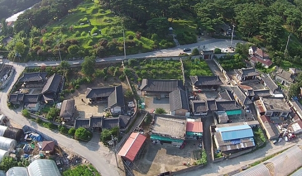 대전 동구 이사동 한옥 마을 모습.