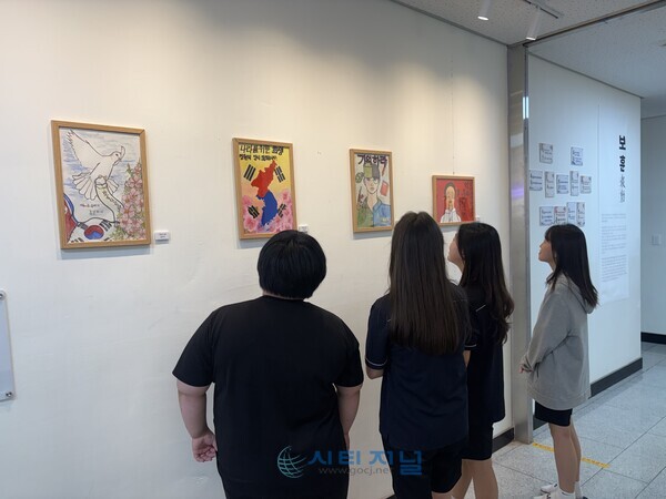 [보훈 전시회 운영/사진=천안시청소년복합커뮤니티센터 제공]