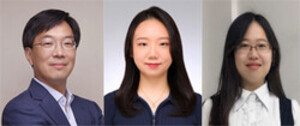 왼쪽부터 KAIST 기계공학과 김정 교수, 정화영 박사과정, 풍제유(Jirou Feng) 박사과정
